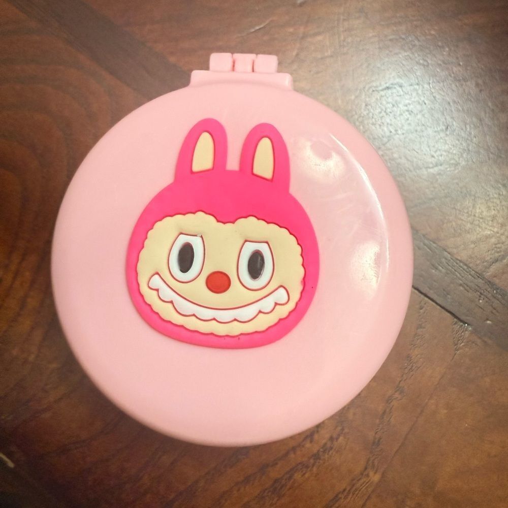 New labubu pink character Compact Mirror / brush